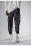 Unisex Jacquard Plaid Patterned Jogger Pants - 4