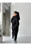 Hooded, water-repellent fabric, regular fit, long parka #4525 - 7