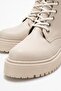 Flat Sole Long Women's Boots Beige Skin Beige - 3