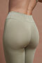 Moss V Seamless Seamless Green Scrunch Recovery Sports Leggings