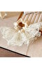Cream Color Lace Bagel Buckle - 2