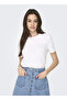 O Neck Block Patterned White Women's T-Shirt Onlariana Life S/S O-Neck Box Top J - 5