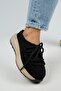 Koralia Women's Genuine Leather Clog Black Slipper - 4