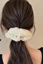 White Color Pearl and Stone Baguette Buckle - 3