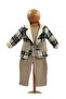 Plaid Green Jacket, Sweatshirt and Pants 3-Piece Baby Boy Bottom-Top Set