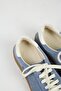 Palminteri 2 Men's Genuine Leather Lace-Up Blue-Ecru Sneakers - 5