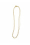 Gold steel chain ​​necklace - 3