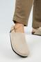 Antonella Women's Leather Genuine Leather Back Strap Sabo Beige Sandals - 3