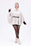 Women's Winter Cashmere Poncho - 2