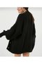 Women's V-Neck Hair Knit Balloon Sleeve Knitwear Cardigan - 3