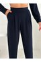 Women's Tracksuit - Casual Suit - Wide Cuffed Zippered Bottom Top Set-2576 - 5