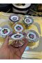 Esterhomedecor 6-Piece Hand-Painted Porcelain Coffee Side Tray for Turkish Delight - 8