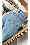 Ns-63470 Blue Mom Jean High Waist Jeans Slim Fit Denim Pants - 7