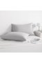 Premium Pillowcase Set |   2 Pieces |   Model with Cover |   7 Colors |   Cotton Fabric |   50X70 cm Net Size - 5