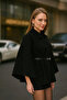 Women's Winter Cashmere Poncho - 2