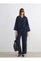 Esvab • Modern & Distinctive Wide-Leg Women's Trousers with Waist Drawstring