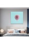 balon creat din blana, roz, cod 1337 - 7