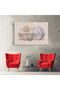 Boho minimalist forme abstracte, crem, cod 1332 - 5