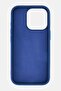 iPhone 16 pro Livia Silicone Protective Case With Camera Ring Stand, Dark Blue - 3