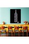 sticla vin creata din text, cod 4024 - 6