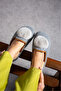Women's Pompom Patterned Postpartum Non-Slip Lightweight Sole House Slippers Furry Slippers Dowry Bundle - 3