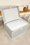 Storage Box 2 Pieces Organizer Premium Quality Box Storage Mega Size 60X40X30 cm under Bed - 3