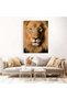Tablou portret leu, cod 3123 - 5