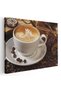 Tablou ceasca de cafea boabe cafea, cod 3890