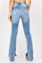 Women Skinny Fit Washed Stretchable Jeans, Light Blue - 3