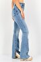Women Skinny Fit Washed Stretchable Jeans, Light Blue - 4