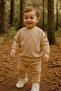 Baby/Child Basic Cotton Salmon Tracksuit Set - 3