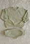 Baby/Child Basic Cotton Green Tracksuit Set - 3