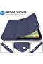 iPad 10th Generation Case (10.9", 2022) with Pencil Holder - Navy Blue - 6