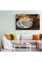 Tablou ceasca de cafea boabe cafea, cod 3890 - 3
