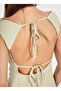 Backless Mint Maxi Dress - 6