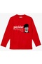 Long-Sleeved Payidar Printed Ataturk Cotton T-Shirt