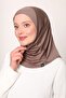 Women's Hijab Cimafit Breathable Ready-To-Wear Practical Hijab Bonnet Mink - 3