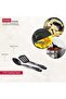 Essentials Granite 7 Piece Non-Stick Cast Aluminium Cookware Sets | Induction Compatible Po - 7