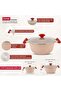 Essentials Granite 7 Piece Non-Stick Cast Aluminium Cookware Sets | Induction Compatible Po - 5