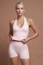 Pink Shaping / Sculpting and Firming Dual Color Seamless Tank Top Sports Tank Top with Body Pads |   Rate It - 3
