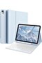 iPad (A16) Keyboard Case for 11th/10th Gen 11/10.9" - Bluetooth, Pencil Holder (Blue)