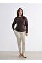 Lcwaikiki Classic Plus Size Elastic Waist Women's Cigarette Pants - 2