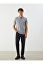 Rmz Gi̇yi̇m Farkiyla Devrik Roba Yaka Pique Men's T-Shirt - 4
