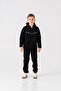 Generation Casual Brand Written Stripe Printed Fleece Boys' Bottom-Top Tracksuit Set - 2