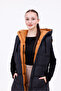 Women's Hooded Water and Wind Proof Double Sided Inflatable Vest - 7