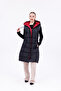 Women's Hooded Water and Wind Proof Double Sided Inflatable Vest - 7