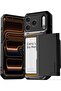 Damda Glide Pro for iPhone 17 PRO case wallet slider card holder Slot [4 cards] - Black