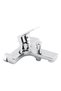 Bathroom Faucet Wall Mounted Sink Kitchen Shower Tap Mixer Faucet Hot Cold Dual Water Inlet - 5
