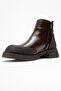 Albi̇a Brown-Brown Patent Leather Women's Boots - 4