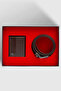 -Set 7- 100% Genuine Leather Special Gift Boxed Groom Belt Wallet Dowry Set Brown - 2